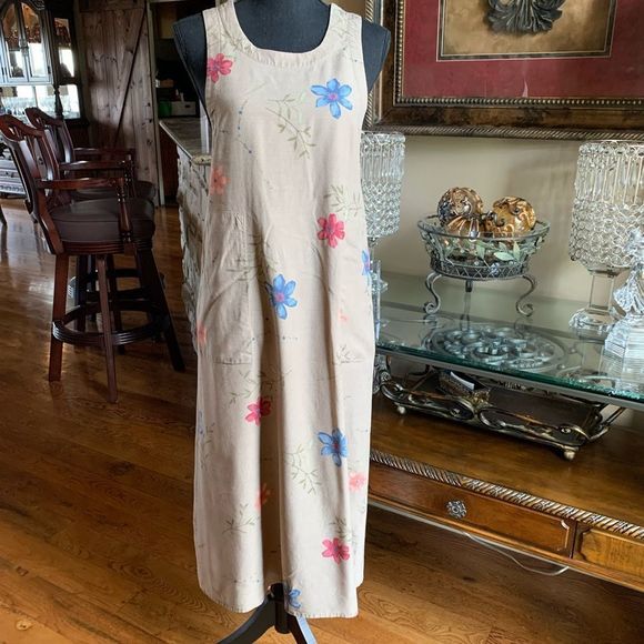 Talbots Petites Dresses & Skirts - 𝅺Talbots Petites Vintage Tan Floral Print Dress